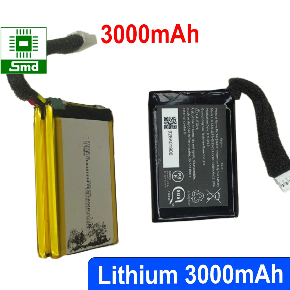 Pin lithium 124055 3000mAh 3.7V 2000mAh 2500mAh Pin Li-Po 3.7V 2100mAh Lithium Polyme lion PIN sạc đồ chơi