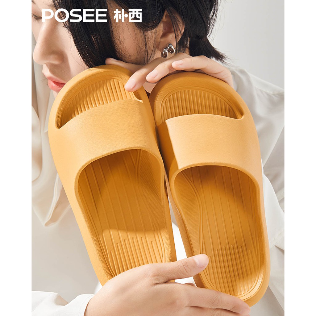 Ready Stock Dép Quai Ngang Posee PS4601-2 Đế Bằng Chống Trượt