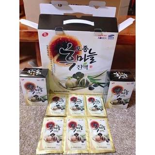 Nước ép tỏi đen BLACK GARLIC Hàn Quốc ( hộp 30 gói x 70ml)