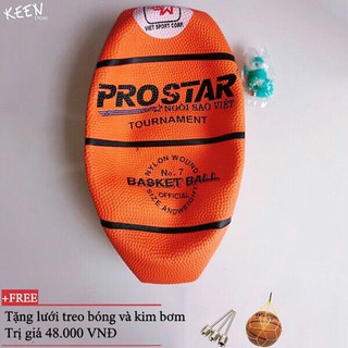 Bóng rổ Prostar size 5,6,7(tặng kim + túi lưới)
