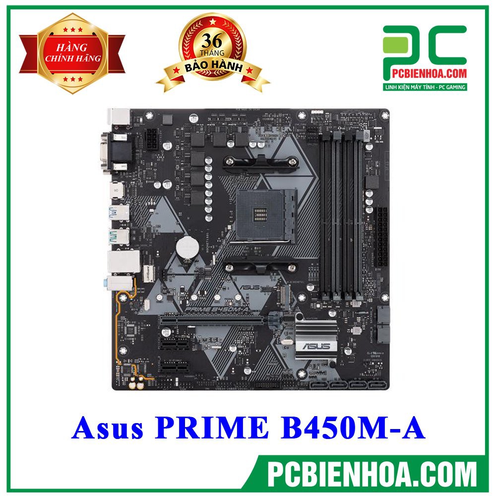 [Mã ELMS4 giảm 7% đơn 500K] [Mã ELMS4 giảm 7% đơn 500K] Bo mạch chủ ASUS PRIME B450M-A | BigBuy360 - bigbuy360.vn