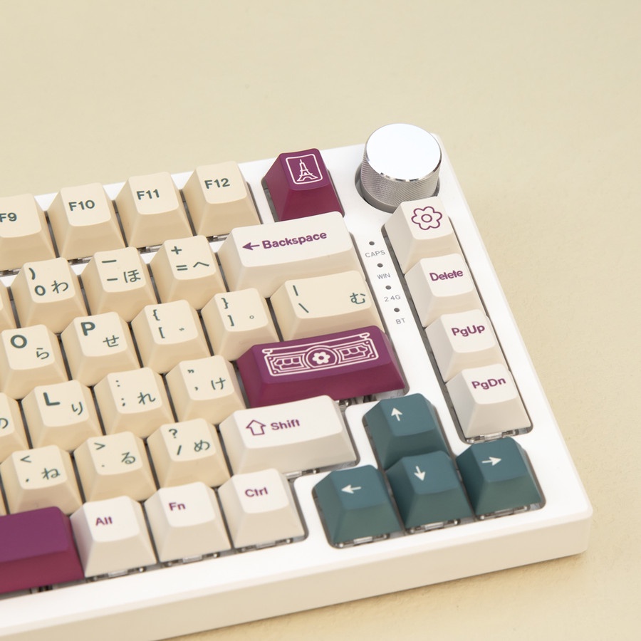 GMK Fleuriste Keycaps Cherry Profile 143 Phím PBT Dye Sub Bàn phím cơ Keycaps