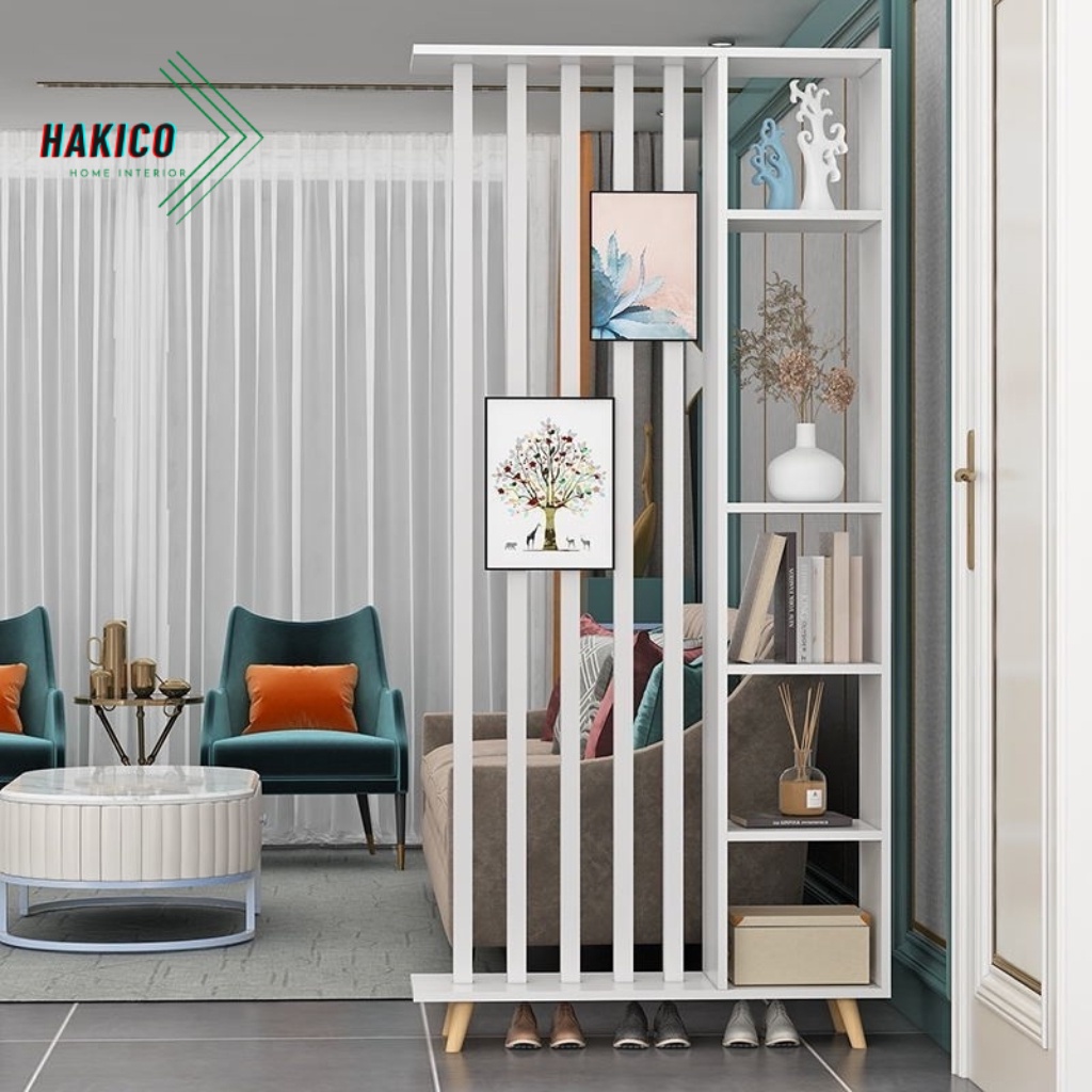 Kệ Vách Ngăn Gỗ KICO  Chống Mối Mọt Ngăn Cách Phòng - Liên Kết Hộc Để Đồ Cực Đẹp