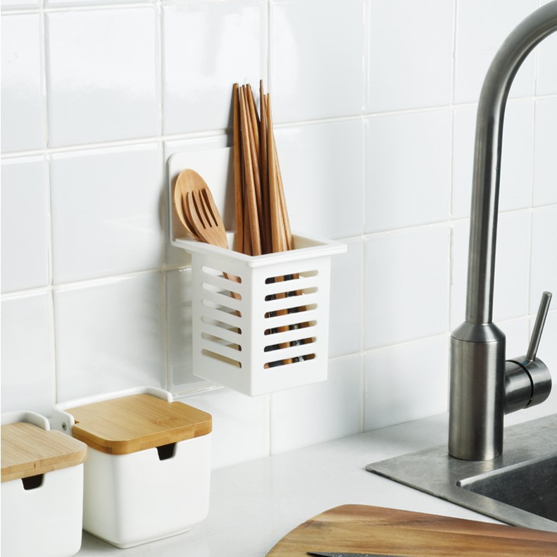 Rổ đựng đũa dán tường tiện lợi