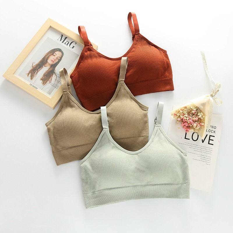 Áo Bra Nữ Nâng Ngực Freesize Thun Tăm Thoải Mái Sexy Mã BR8807 | WebRaoVat - webraovat.net.vn