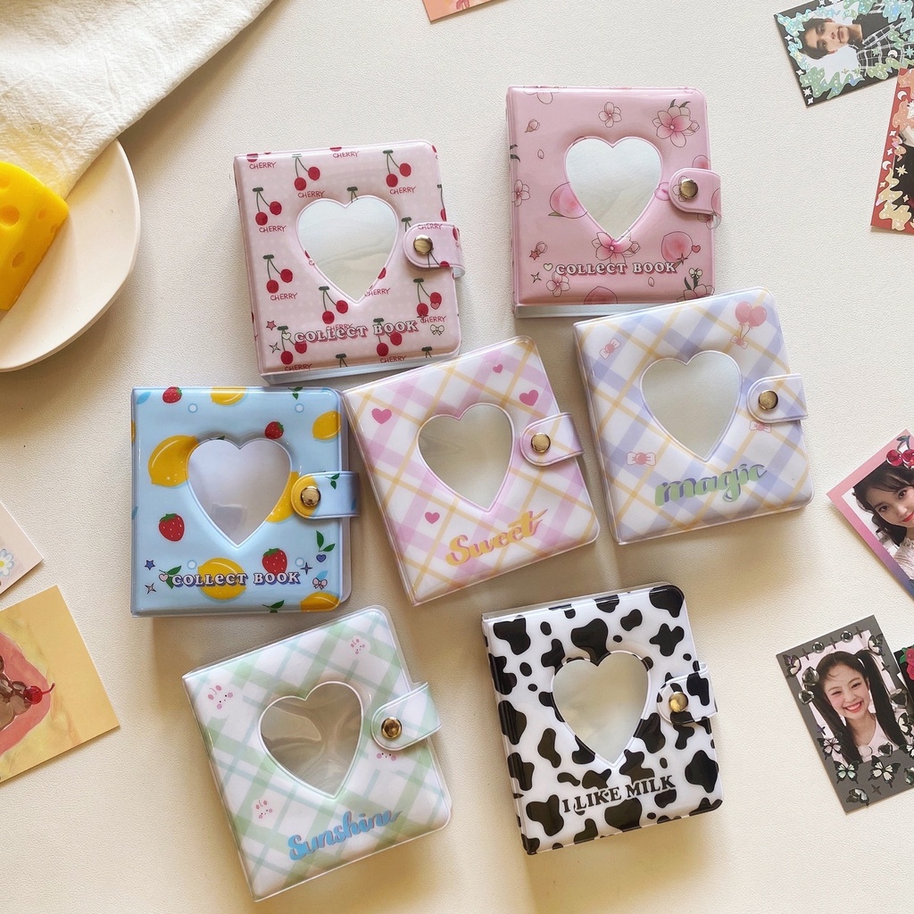 Sổ Còng Mini Binder 3 Còng Đựng Card Kpop Idol Kiêm Ghi Chép