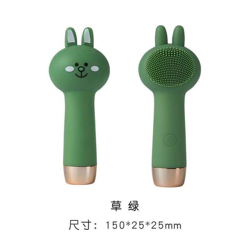 Máy rửa mặt hình thỏ cute 6 mức độ