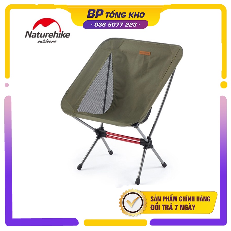 GHẾ CHÍNH HÃNG NATUREHIKE NH20JJ027 GẤP GỌN PHÙ HỢP ĐI CÂU CÁ, DÃ NGOẠI