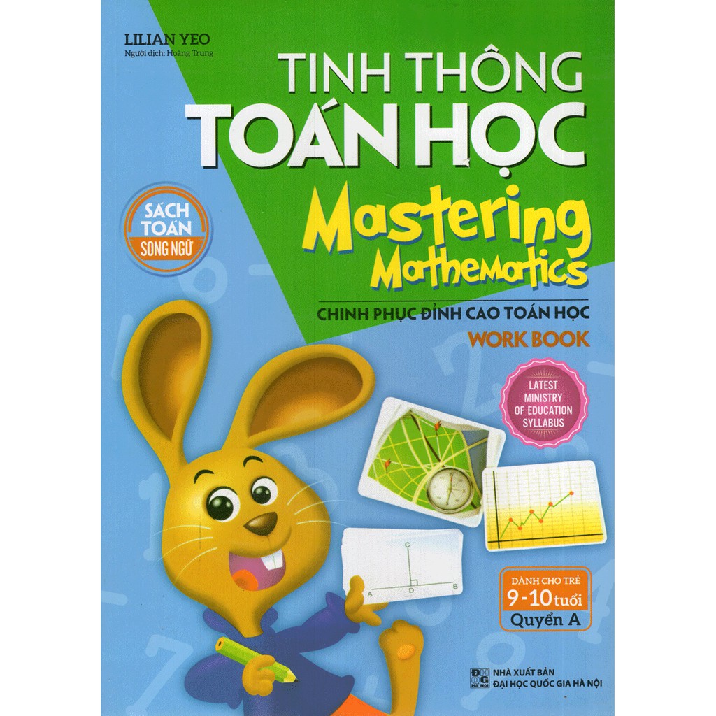 Sách: Combo 2 Cuốn: Tinh Thông Toán Học 9 - 10 Tuổi Quyển A + B