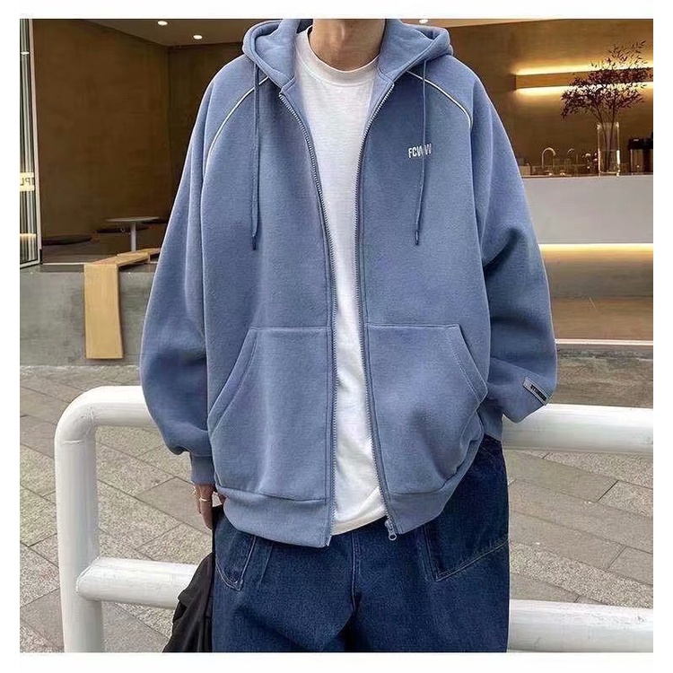 Áo Khoác Hoodie Zip FCWW Mũ Trùm Form Unisex Nam Nữ Cao Cấp