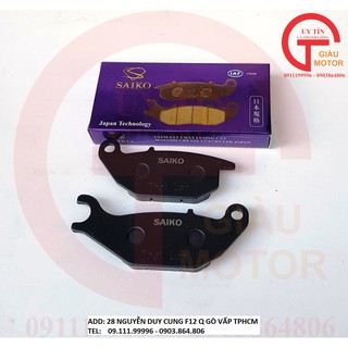 BỐ THẮNG ĐĨA CHO XE HONDA SONIC 150 , FZ150, EX 135 SAU HIỆU SAIKO CHÍNH HÃNG . SẢN PHẨM UY TÍN ,CHẤT LƯỢNG