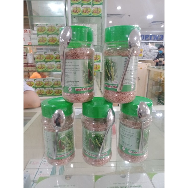 Trà Râu Ngô Rau Má  Thanh Nhiệt Giải Độc Lọ Trà