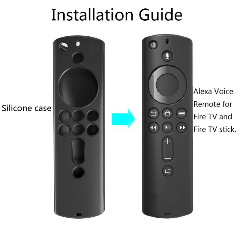 Bọc silicon 5.9'' bảo vệ điều khiển từ xa Amazon Fire TV Stick 4K