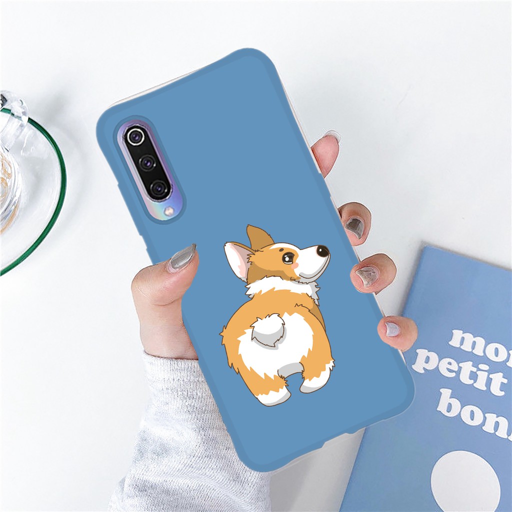 Ốp lưng xiaomi A3/CC9E/Mi 9 ốp lưng silicon xiaomi in hình Corgi_NANOSTICK