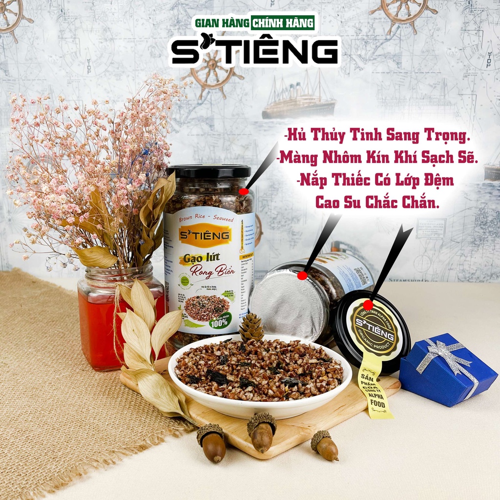 Gạo Lứt Rong Biển STIENG Ăn Kiêng Giảm Cân
