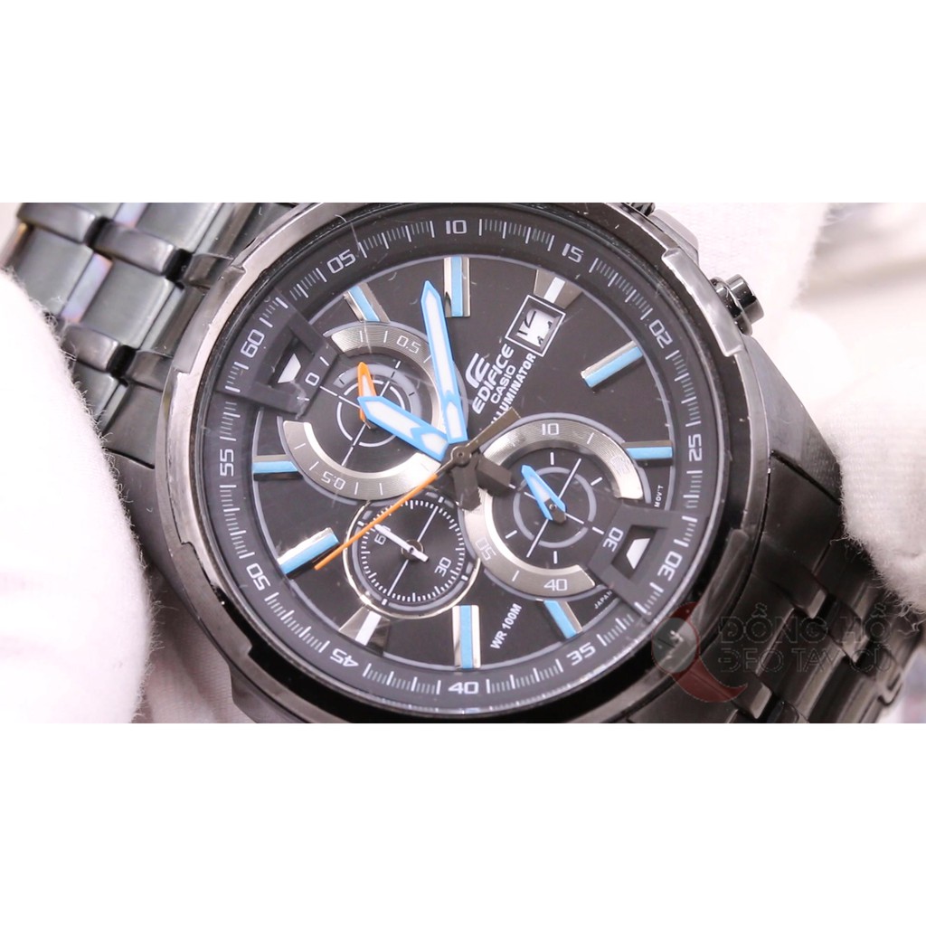 Đồng hồ Nam Casio Edifice chính hãng Anh Khuê EFR-536BK-1A2VDF hàng cũ giá siêu rẻ