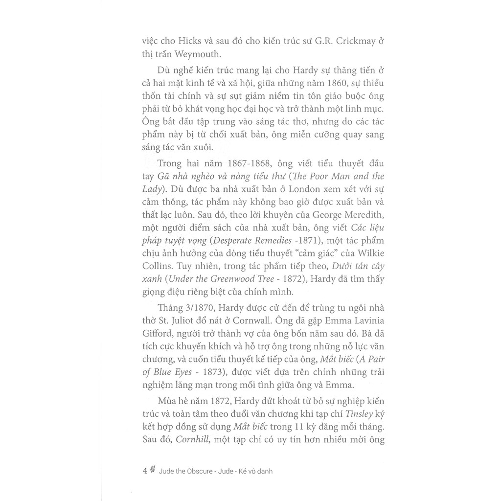 Sách - Jude Kẻ Vô Danh