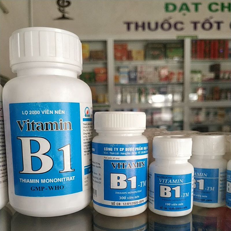 Combo 10lọ Vitamin B1 suy nhược cơ thể, đau mỏi vai gáy
