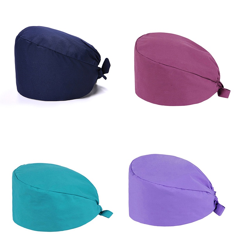 Mũ Phẫu Thuật Vải Cotton Tùy Chỉnh Tiện Dụng Cho Bác Sĩ / Y Tá