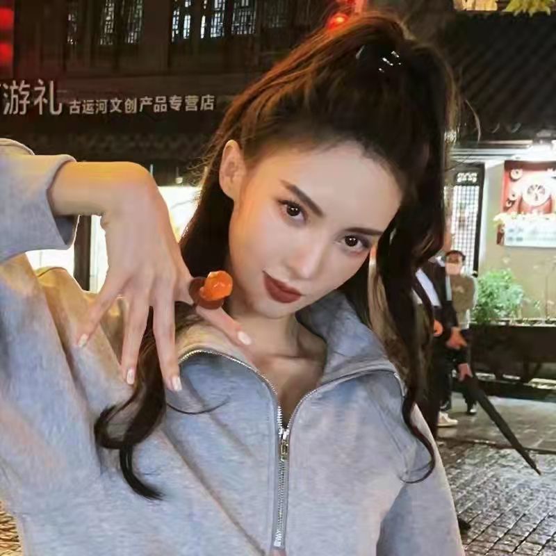 Jin Chen Kẹp Tóc Đuôi Ngựa Cỡ Nhỏ Hình Quả Bí Ngô/Cá Mập Phía Sau