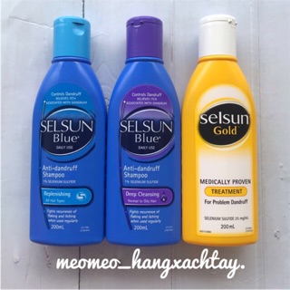 { SALE221 } [Nội địa Úc] Dầu gội Selsun blue / Selsun gold chống gàu 200ml ( Hàng NEW )