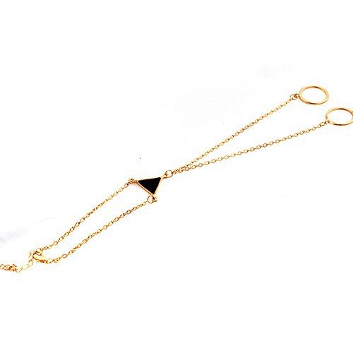 Vòng tay hợp kim phối nhẫn cho nữ