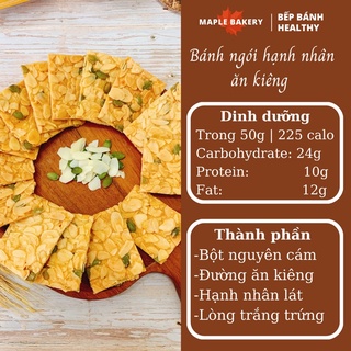 Bánh ngói Hạnh nhân Healthy  - Eat clean- 1 hộp 250g