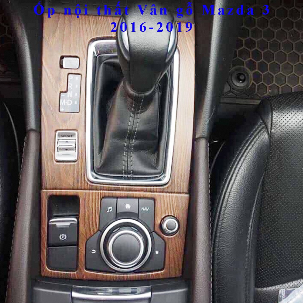 Ốp nội thất vân gỗ Mazda 3 2016 - 2019