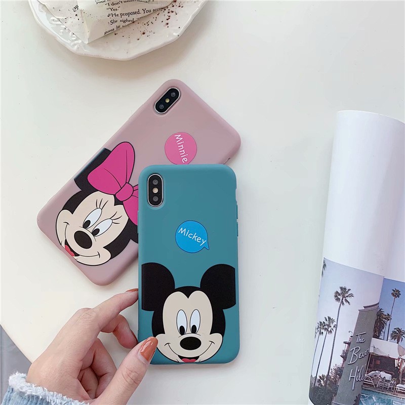 🌟VIDEO THẬT🌟 Ốp Lưng iPhone Nhựa Dẻo Chống Sốc In Hình Micky Đôi Dễ Thương Đủ Dòng iPhone 6Plus - 11 Pro Max