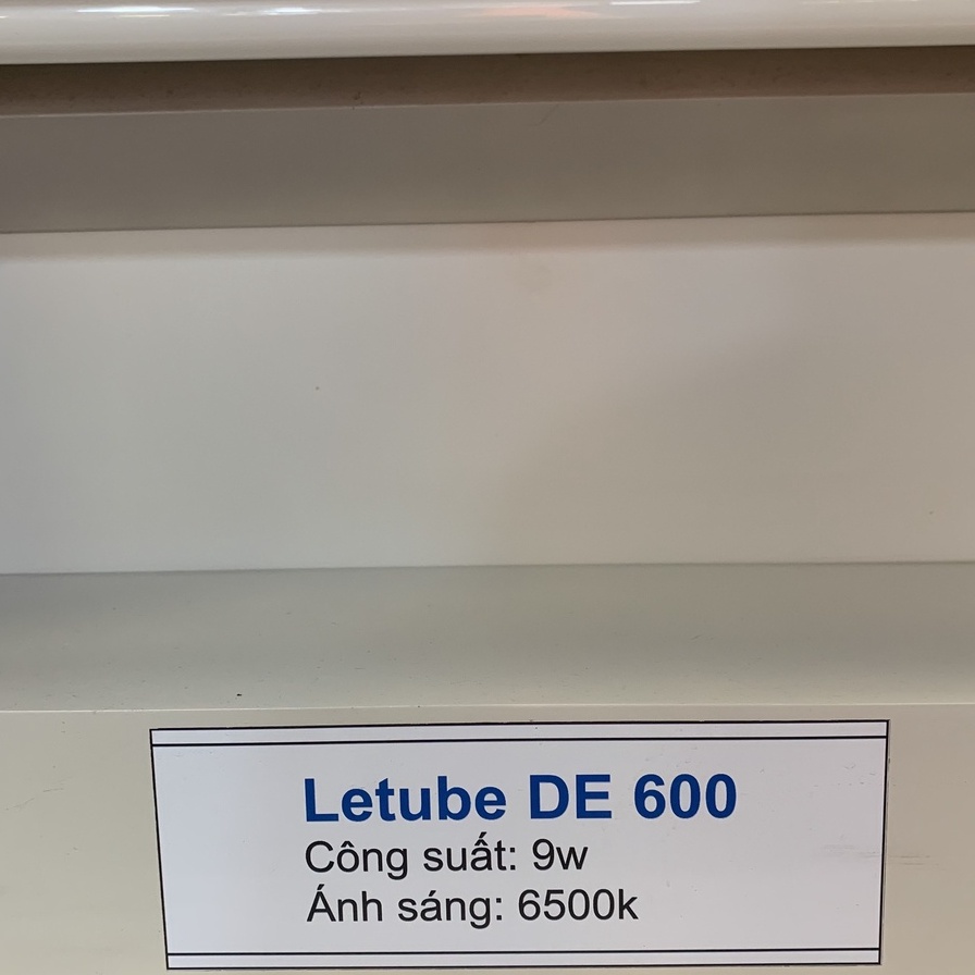 Bóng Đèn Tuýp Ngắn LED DE 600mm 9W Dùng Điện 2 Đầu Ánh Sáng Trắng Bảo Hành 1 Năm