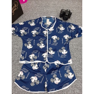 Bộ đồ Pijama lụa mango free size nhiều màu