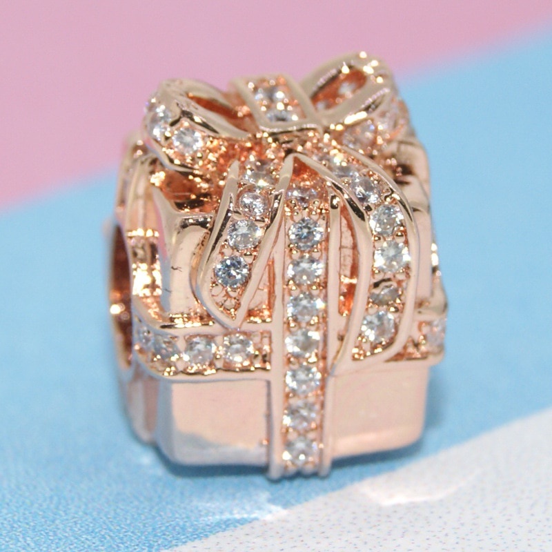 PANDORA Charms Hạt Charm Mạ Bạc 925 Làm Trang Sức Thủ Công DIY Chính Hãng