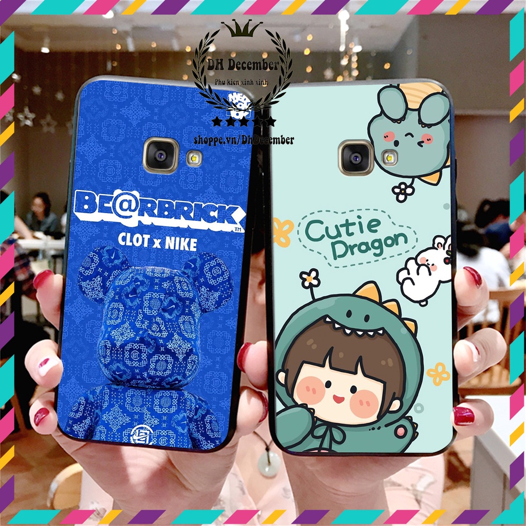 Ốp lưng Samsung A3 2016 in hình 3D lucky, gấu Beer xinh xắn - KHÔNG NÊN BỎ LỠ