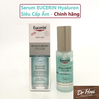 [CHÍNH HÃNG] Tinh Chất  EUCERIN Hyaluron Filler Moisture Booster Cấp Ẩm, Ngừa Lão Hóa 30ml