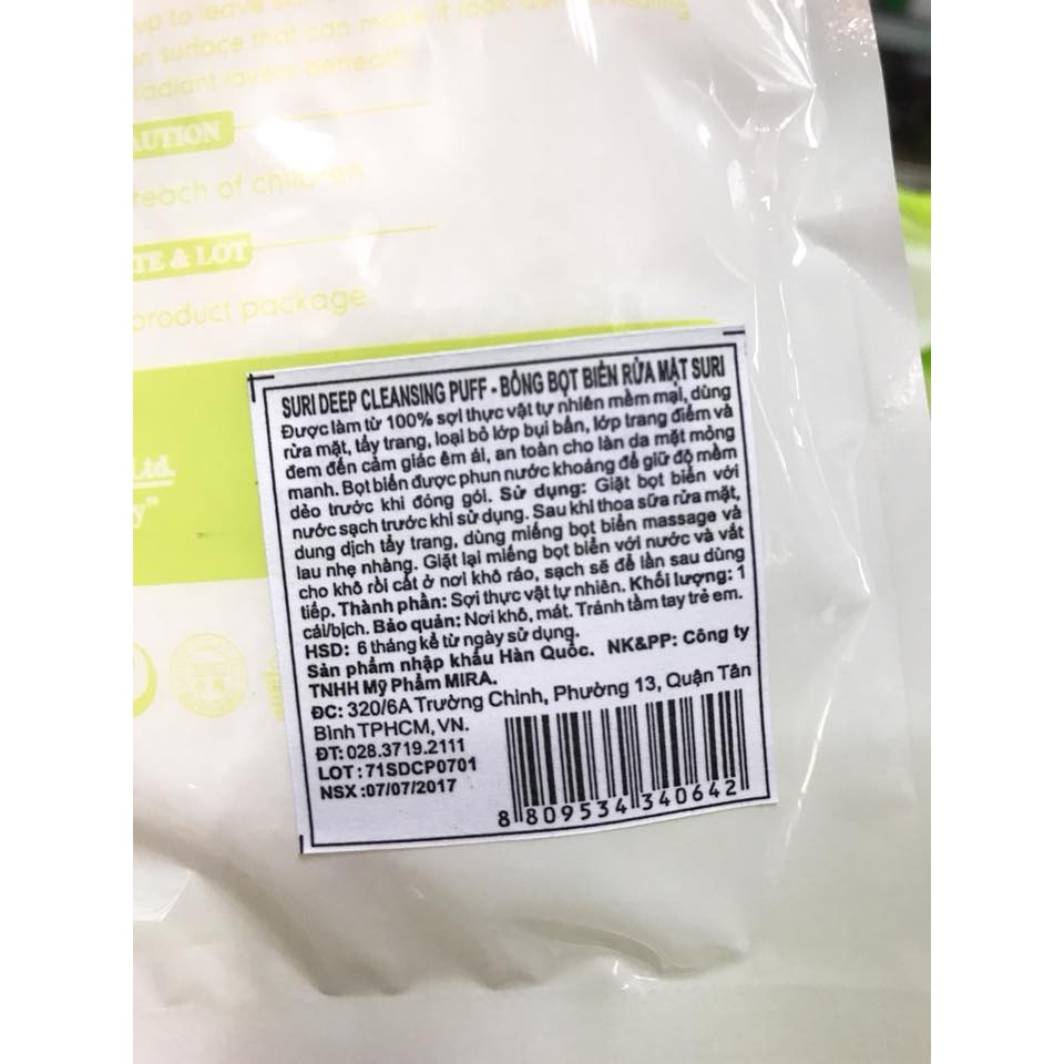 BÔNG BỌT BIỂN TẨY TẾ BÀO CHẾT SURI MIRA | BigBuy360 - bigbuy360.vn