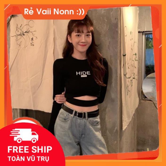 [Freeship-Hàng Chất Lượng] Áo Thun Croptop Tay Dài | BigBuy360 - bigbuy360.vn