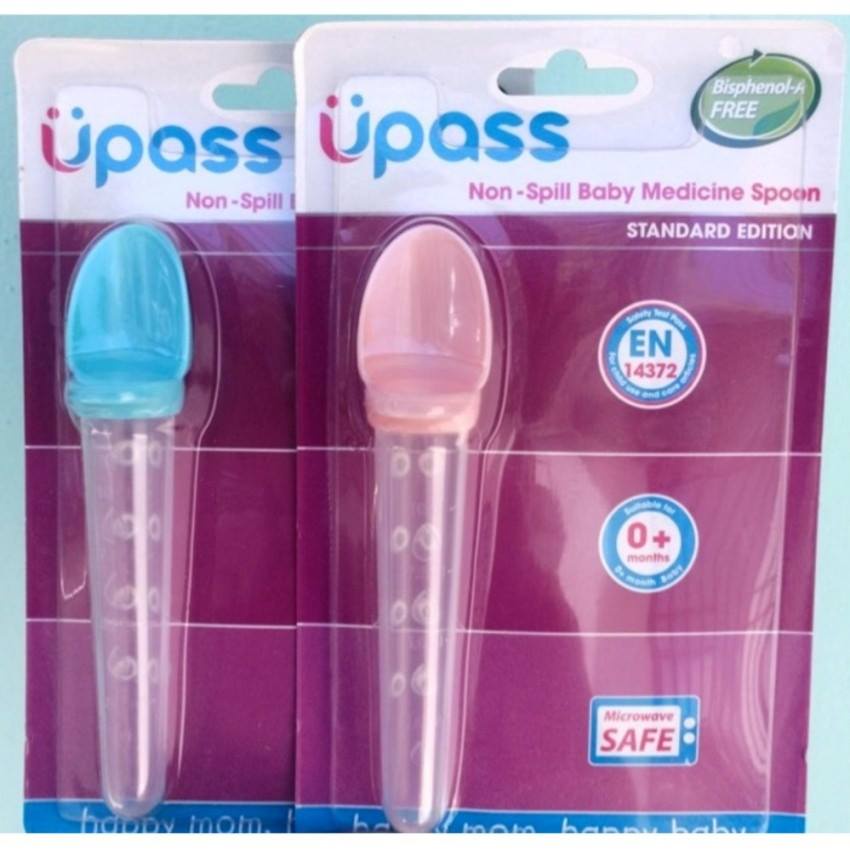 Thìa uống thuốc, bón sữa chống đổ upass