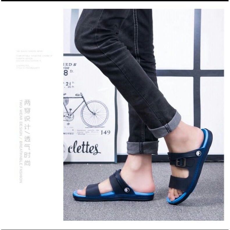 Giày sandal nhựa chống trượt cho nam