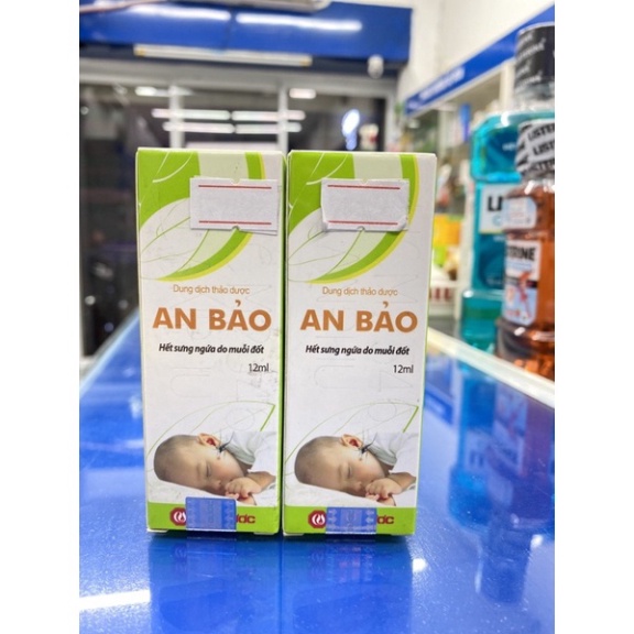 Dung dịch thảo dược An Bảo -  chai 12ml - Sát khuẩn , tiêu độc, tiêu sưng Làm hết mụn trứng cá, mụn cám, mụn đỏ, mụn bọc