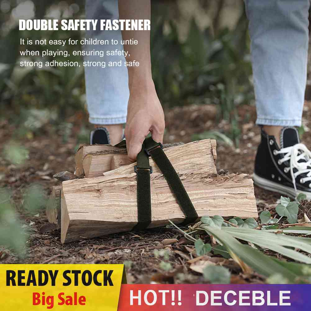 Set 2 Dây Đai Dán Cố Định Túi Hàng Hóa Cho Hoạt Động Cắm Trại Ngoài Trời