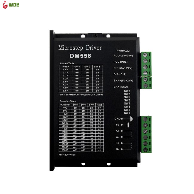 【COD】DM556 2-phase Digital Stepper Motor Driver 42/57/86 for CNC