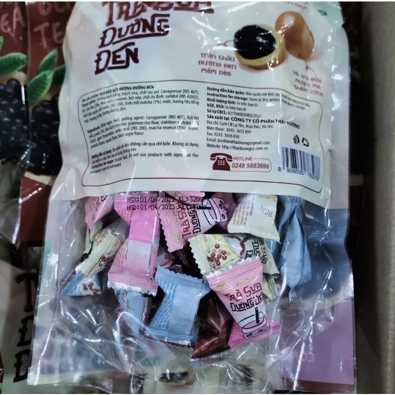 BỊCH KẸO DẺO TRÀ SỮA TRÂN CHÂU