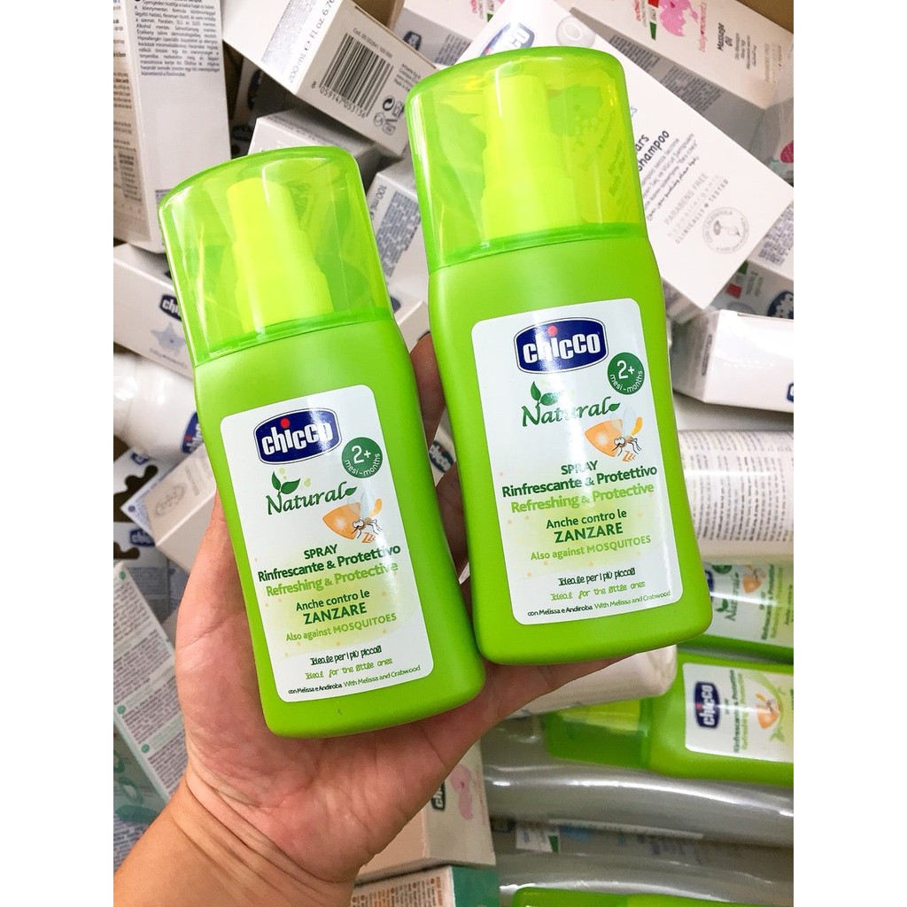Xịt chống muỗi Chicco - Extra 100ml | Kem chống muỗi & côn trùng cắn