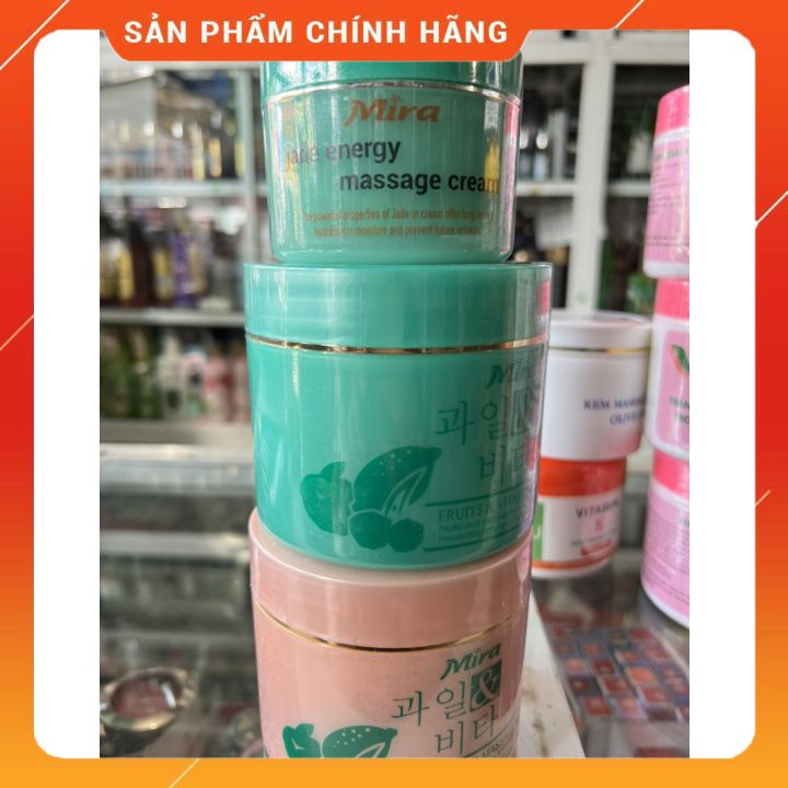 KEM MASSAGE TỔNG HỢP CHO DA MẶT VÀ TOÀN THÂN MIRA - CHIẾT XUẤT TRÁI CÂY - GIÚP NGĂN NGỪA VẾT NHĂN - SẢNG KHOÁI MỖI NGÀY