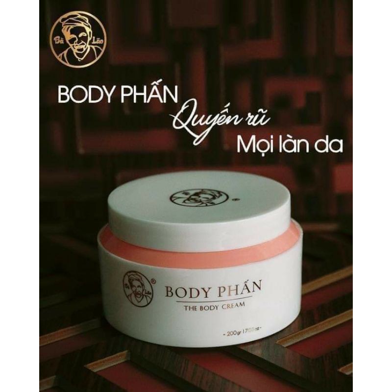 BODY phấn BÀ LÃO HỘP 250G