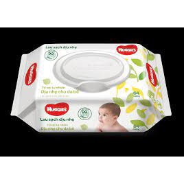 Khăn Ướt Huggies Không Mùi gói 64 tờ