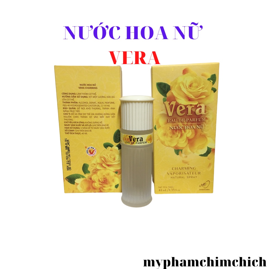 Nước hoa vera.