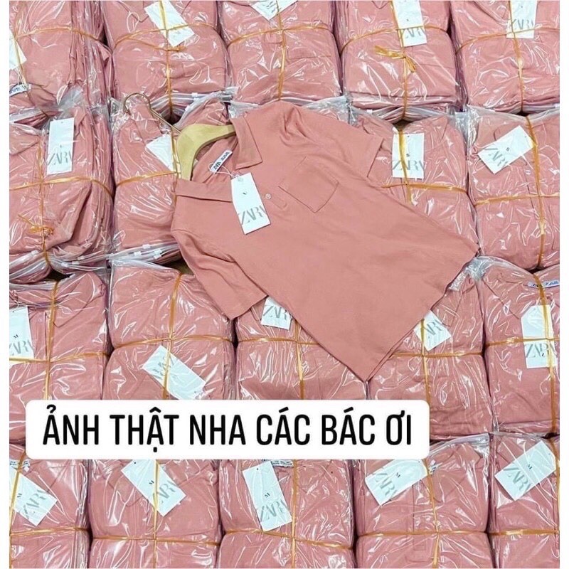 ÁO POLO HỒNG ZARA