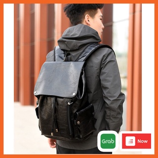 Balo da nam thời trang Hàn Quốc 💖 𝑭𝑹𝑬𝑬𝑺𝑯𝑰𝑷 💖 balo laptop bằng da cao cấp vừa laptop 15,6inch