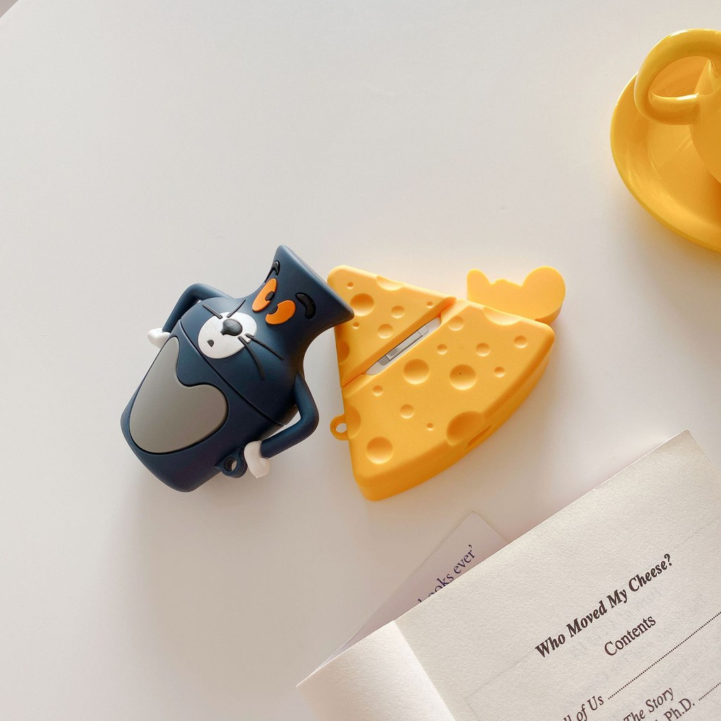Bao Case Cho Airpods 1/ Airpods 2 / Airpods Pro Hình Chuột Jerry.